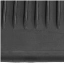 FOOTWELL MATS, RUBBER, BLACK, PAIR, MIDGET
