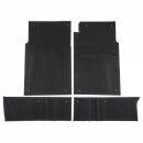 FOOTWELL MATS, RUBBER, BLACK, 4PCE