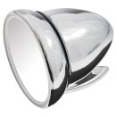 MIRROR BULLET RACING STYLE, CONVEX, CHROME