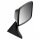 DOOR MIRROR, CONVEX, BLACK, RH