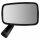 DOOR MIRROR, CONVEX, BLACK, RH