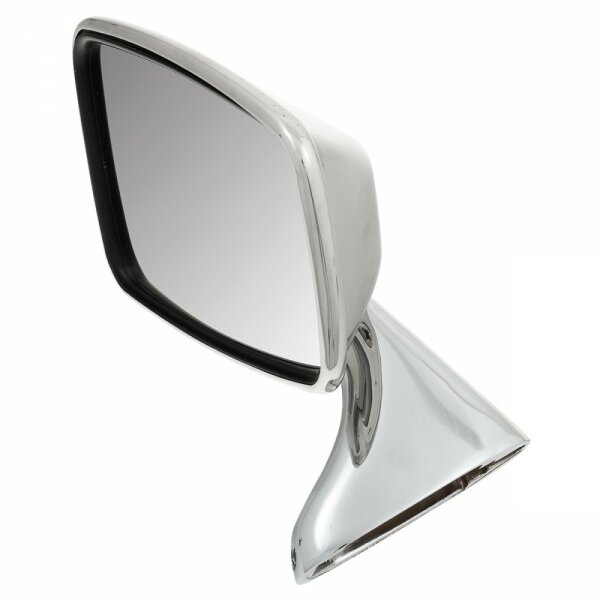 DOOR MIRROR, FLAT, STAINLESS STEEL, LH