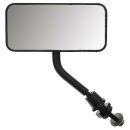 MIRROR DOOR F1 STYLE FLAT BLACK