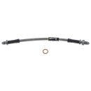 CLUTCH HOSE STAINLESS STEEL BRAIDED BLACK