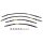 BRAKE HOSE SET, STAINLESS STEEL BRAIDED, GOODRIDGE, BLACK