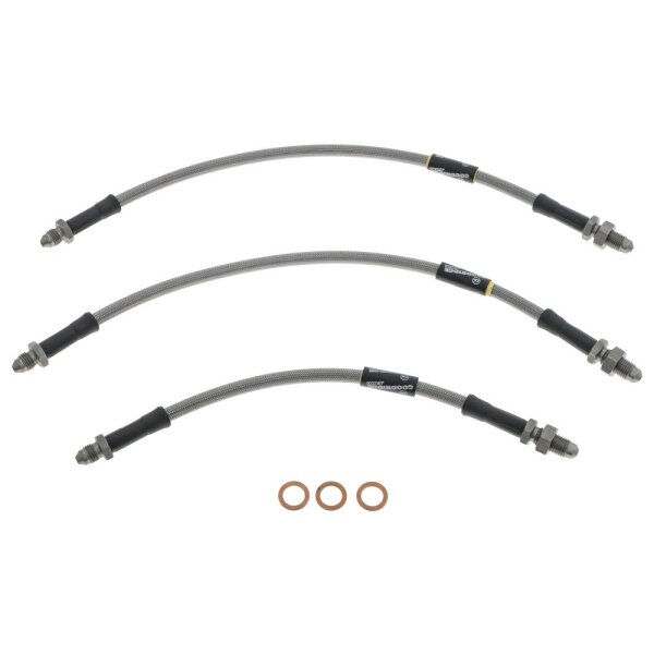 BRAKE HOSE SET S/S MGB/V8