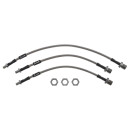 BRAKE HOSE SET, STAINLESS STEEL BRAIDED, GOODRIDGE,...