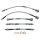 BRAKE/CLUTCH HOSE SET, STAINLESS STEEL BRAIDED, GOODRIDGE, VERTO