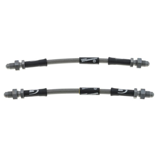 Bremsschlauchsatz hinten, Goodridge, (Stahlflex)