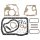 GASKET SET BOTTOM END (3 BEARING)