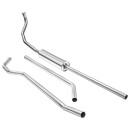 EXHAUST SYSTEM STAINLESS STEEL, ALL OHV MODELS