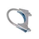 EXHAUST CLAMP, U TYPE, STEEL,  2 1/8IN