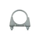 EXHAUST CLAMP, U TYPE, STEEL  2 3/8IN