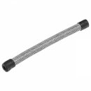 HOSE, FUEL, GALVANIZED STEEL BRAIDED, 7.5IN