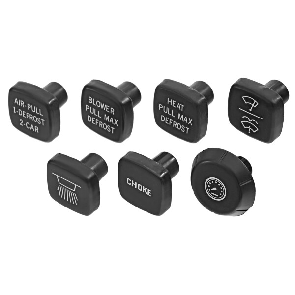 SET OF CONTROL KNOBS DASHBOARD