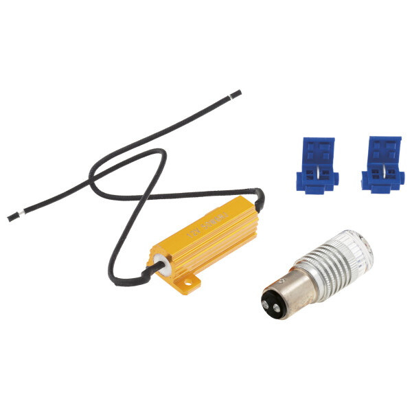 LED BULB KIT BAYONET BAY15D, 12V 21/5W AMBER