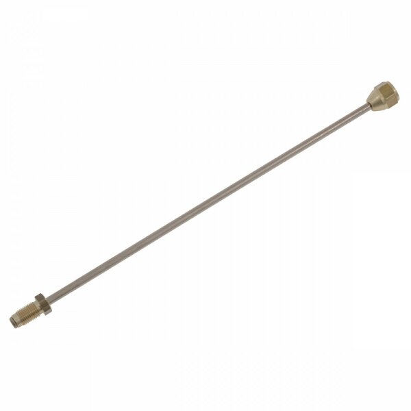 BRAKE PIPE, 10&quot;, COPPER/NICKEL, 3/8&quot; UNF MALE X 3/8&quot; UNF FEMALE