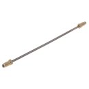 BRAKE PIPE, 10&quot;, COPPER/NICKEL, 3/8&quot; UNF MALE X...