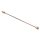BRAKE PIPE, 10&quot;, COPPER/NICKEL, 3/8&quot; UNF FEMALE X 7/16&quot; UNF MALE