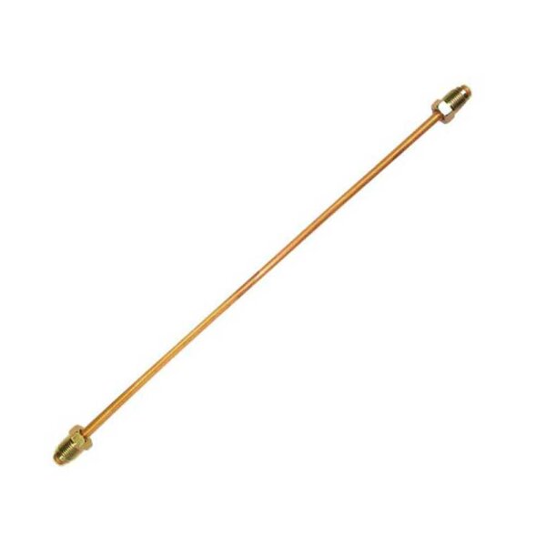 BRAKE PIPE, 10&quot;, COPPER/NICKEL, 10MM, MALE/MALE