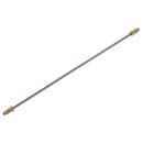 BRAKE PIPE, 14&quot;, COPPER/NICKEL, 3/8&quot; UNF MALE/MALE