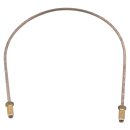 BRAKE PIPE, 22&quot;, COPPER/NICKEL, 3/8&quot; BSF MALE/MALE