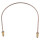 BRAKE PIPE, 22&quot;, COPPER/NICKEL, 3/8&quot; BSF MALE/MALE