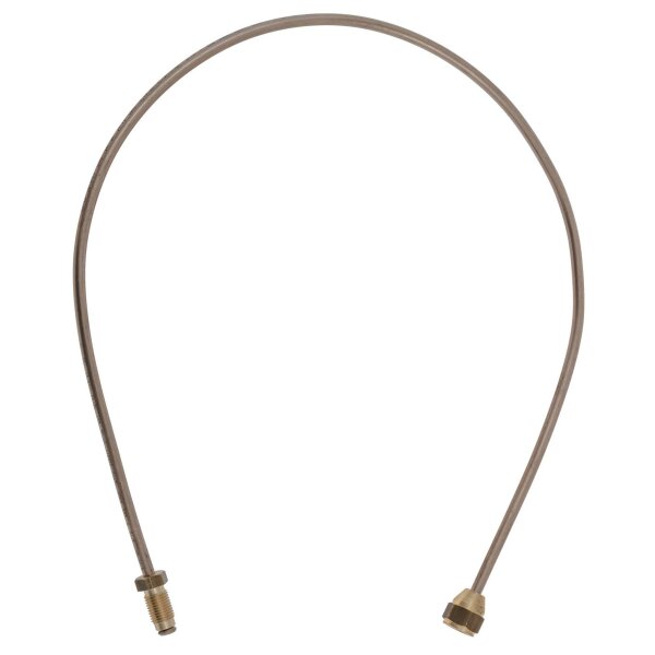 Bremsleitung 610 mm, Kupfer/Nickel, 3/8&quot; UNF, M&auml;nnchen/Weibchen 
