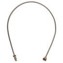 BRAKE PIPE, 24&quot;, COPPER/NICKEL, 3/8&quot; UNF MALE X...