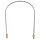 BRAKE PIPE, 28&quot;, COPPER/NICKEL, 3/8&quot; UNF MALE/MALE