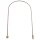 BRAKE PIPE, 34&quot;, COPPER/NICKEL, 3/8&quot; UNF MALE/FEMALE