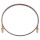 BRAKE PIPE, 44&quot;, COPPER/NICKEL, 3/8&quot; UNF MALE/MALE