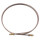 Brake Pipe, 55&quot;, copper/nickel, 3/8&quot; BSF male/male