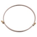 Brake Pipe, 59&quot;, copper/nickel, 3/8&quot; BSF male/male