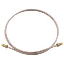 Brake Pipe, 60&quot;, copper/nickel, 3/8&quot; UNF male/male