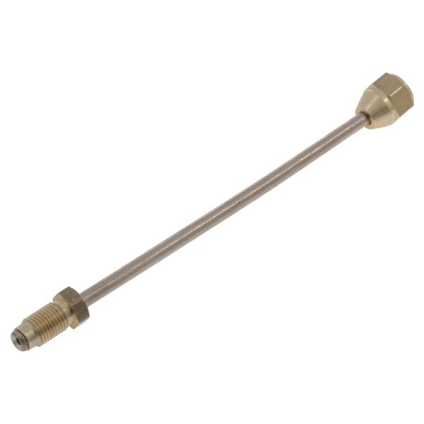 Brake Pipe, 6&quot;, copper/nickel, 3/8&quot; UNF male/female