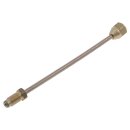 Brake Pipe, 6&quot;, copper/nickel, 3/8&quot; UNF...