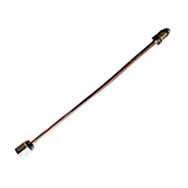 BRAKE PIPE, 8&quot;, COPPER/NICKEL, 3/8&quot; UNF FEMALE X 10MM MALE