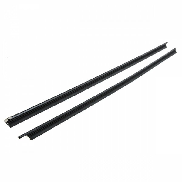 WIPER BLADE REFILL, RUBBER, BLACK, PAIR