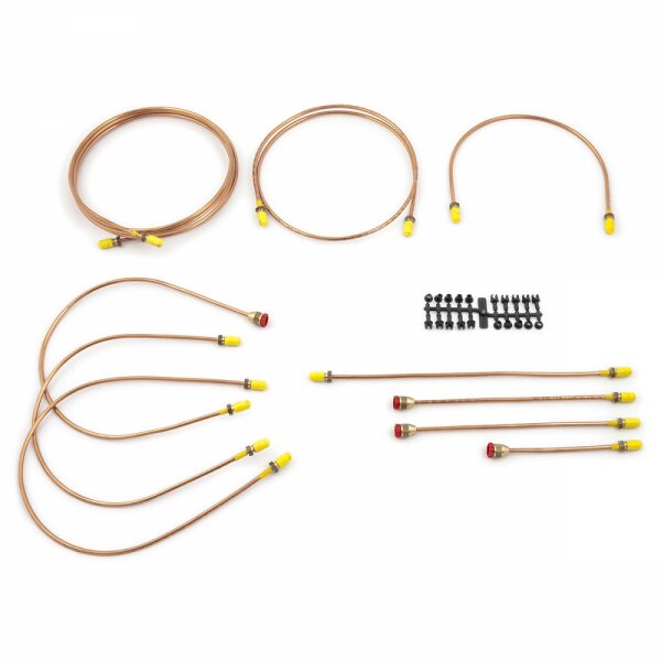 BRAKE PIPE SET, COPPER, RHD