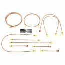 BRAKE PIPE SET, COPPER, RHD