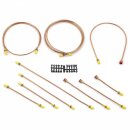 BRAKE PIPE SET, COPPER, RHD