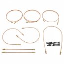 BRAKE PIPE SET, COPPER, RHD