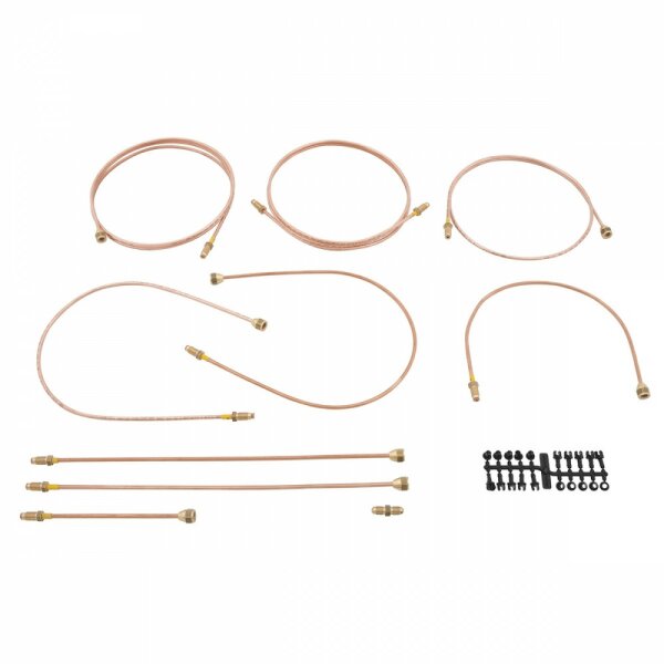 BRAKE PIPE SET, COPPER, RHD, SINGLE LINE