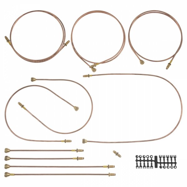 BRAKE PIPE SET, COPPER/NICKEL, LHD