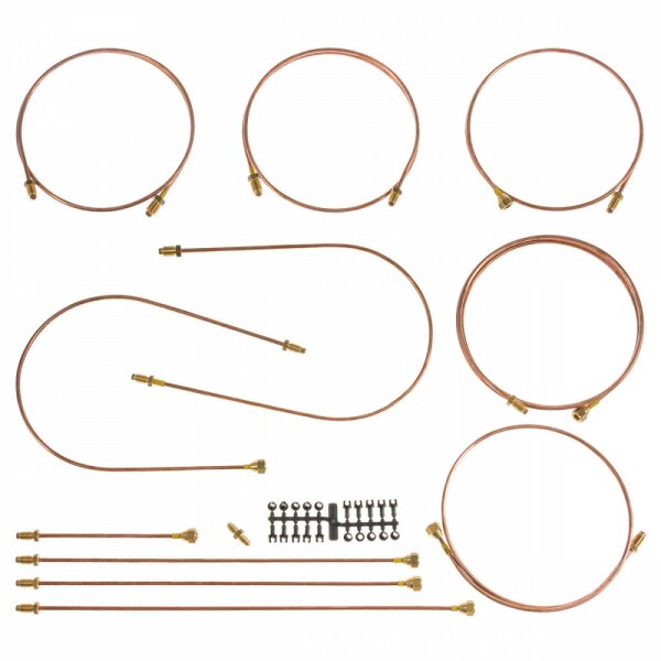 Bremsleitungssatz, Kunifer, RHD, 2-Kreis-System
