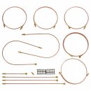 Bremsleitungssatz, Kunifer, RHD, 2-Kreis-System
