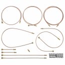 BRAKE PIPE SET, COPPER, RHD