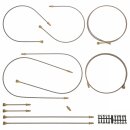 BRAKE PIPE SET, COPPER/NICKEL, LHD