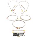 BRAKE PIPE SET, CUNIFER, LHD, SOLID AXLE